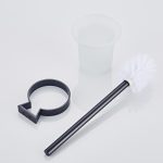 Set opt piese accesorii baie negru mat Venustar - imagine 5