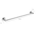 Port prosop simplu inox satinat Venustar - imagine 6