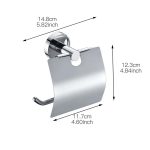 Port hartie, Venustar, inox satinat - imagine 2