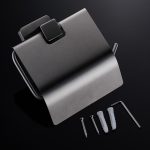 Suport hartie inox satinat Venustar - imagine 2
