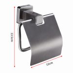 Suport hartie inox satinat Venustar - imagine 4