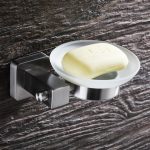 Savoniera sticla inox satinat Venustar - imagine 3