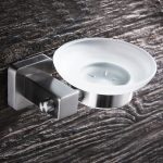 Savoniera sticla inox satinat Venustar - imagine 6