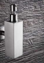 Dozator sapun lichid 500ml Sidef Rectangular inox satinat Venustar - imagine 5