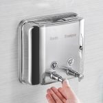 Dispenser detergent lichid dublu 1500ml cromat lucios - imagine 6