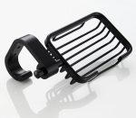 Savoniera aluminiu culoare neagra cu suport prosop - imagine 3