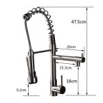 Baterie bucatarie inox satinat Venustar - imagine 2