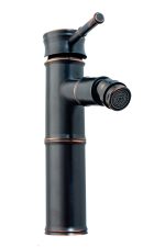 Baterie bideu Venustar ,tip bambus , negru antichizat - imagine 4