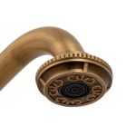 Baterie bucatarie Venustar, bronz antichizat , cu broderie - imagine 5