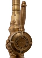Baterie bucatarie Venustar, bronz antichizat , cu broderie - imagine 4
