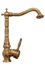 Baterie bucatarie Venustar, bronz antichizat , cu broderie