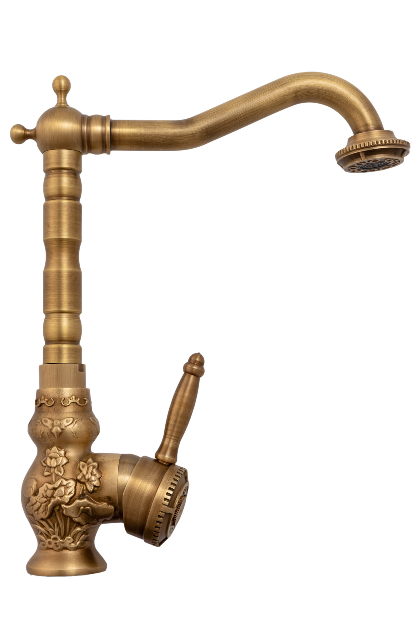 Baterie bucatarie Venustar, bronz antichizat , cu broderie