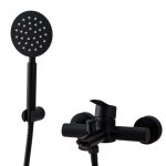 Baterie cada, Venustar,prindere pe perete , negru mat