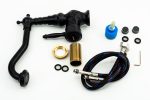 Baterie lavoar Venustar, inaltime medie , negru mat cu broderie - imagine 2