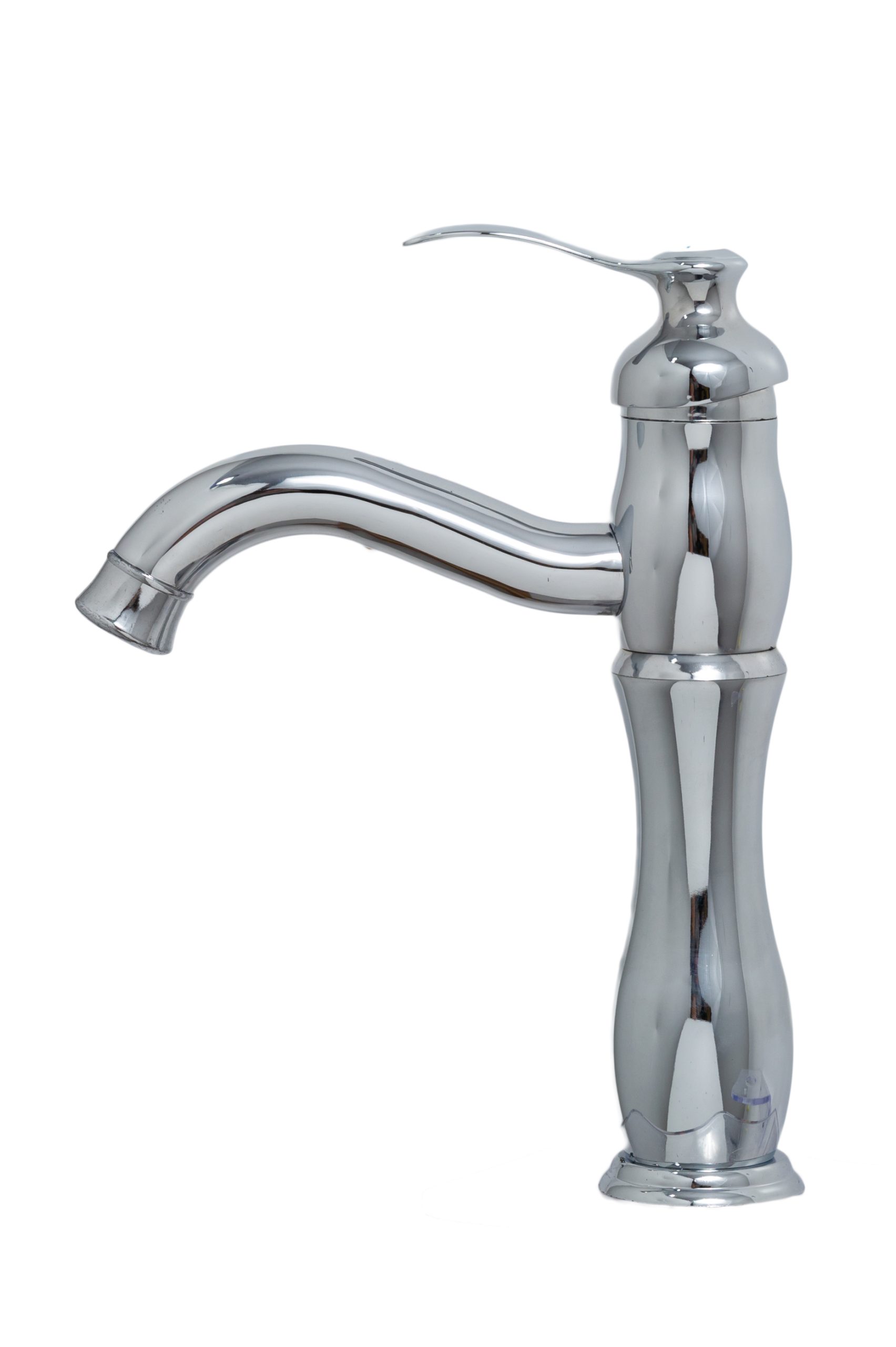 Baterie lavoar inaltime medie , crom