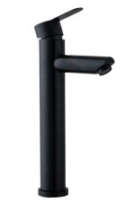 Baterie lavoar, Venustar montare pe blat, negru mat