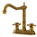 Baterie stativa , Venustar, montare pe blat , bronz antichizat