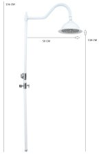 Coloana de dus superioara, Venustar, white-crom - imagine 3