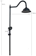 Coloana dus superioara, Venustar , black - imagine 2