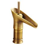 Baterie lavoar cascada inaltime medie bronz antichizat Venustar - imagine 2