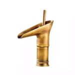 Baterie lavoar cascada inaltime medie bronz antichizat Venustar