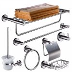 Set sapte piese accesorii baie inox satinat Venustar