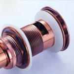 Ventil evacuare lavoar , fara prea plin, rose-gold Venustar - imagine 2