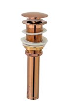 Baterie lavoar Venustar ,montare pe blat, jade-rose gold+ventil evacuare lavoar fara prea plin - imagine 8
