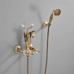 Baterie cada, Venustar, montare pe perete ,bronz  antichizat - imagine 6