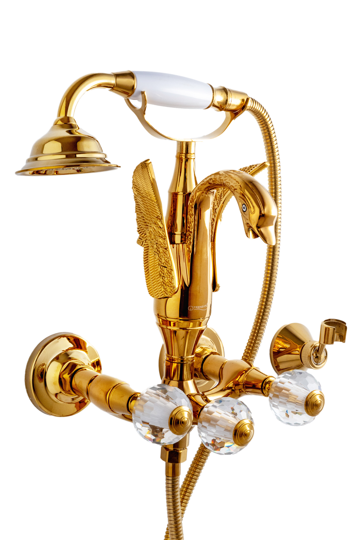 Baterie cada, Venustar, montare pe perete ,nuanta gold