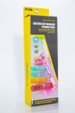 Etajera baie Venustar, cu ventuze ,albastru - imagine 3
