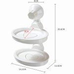 Savoniera dubla ,prindere cu ventuza , Venustar - imagine 2