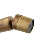 Baterie bideu, Venustar ,bronz antichizat cu broderie ceramica - imagine 5