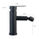 Baterie bideu Venustar , negru mat - imagine 6