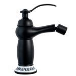 Baterie bideu, Venustar ,negru mat cu broderie ceramica