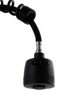 Baterie bucatarie Venustar, negru mat , para de dus extractabila - imagine 5