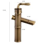 Baterie lavoar Venustar montare chiuveta baie , bronz antichizat - imagine 3