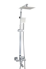 Coloana de dus Venustar , cu trei functii , crom lucios