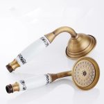 Baterie cada Venustar, pipa lunga mobila , bronz antichizat, monocomanda - imagine 4