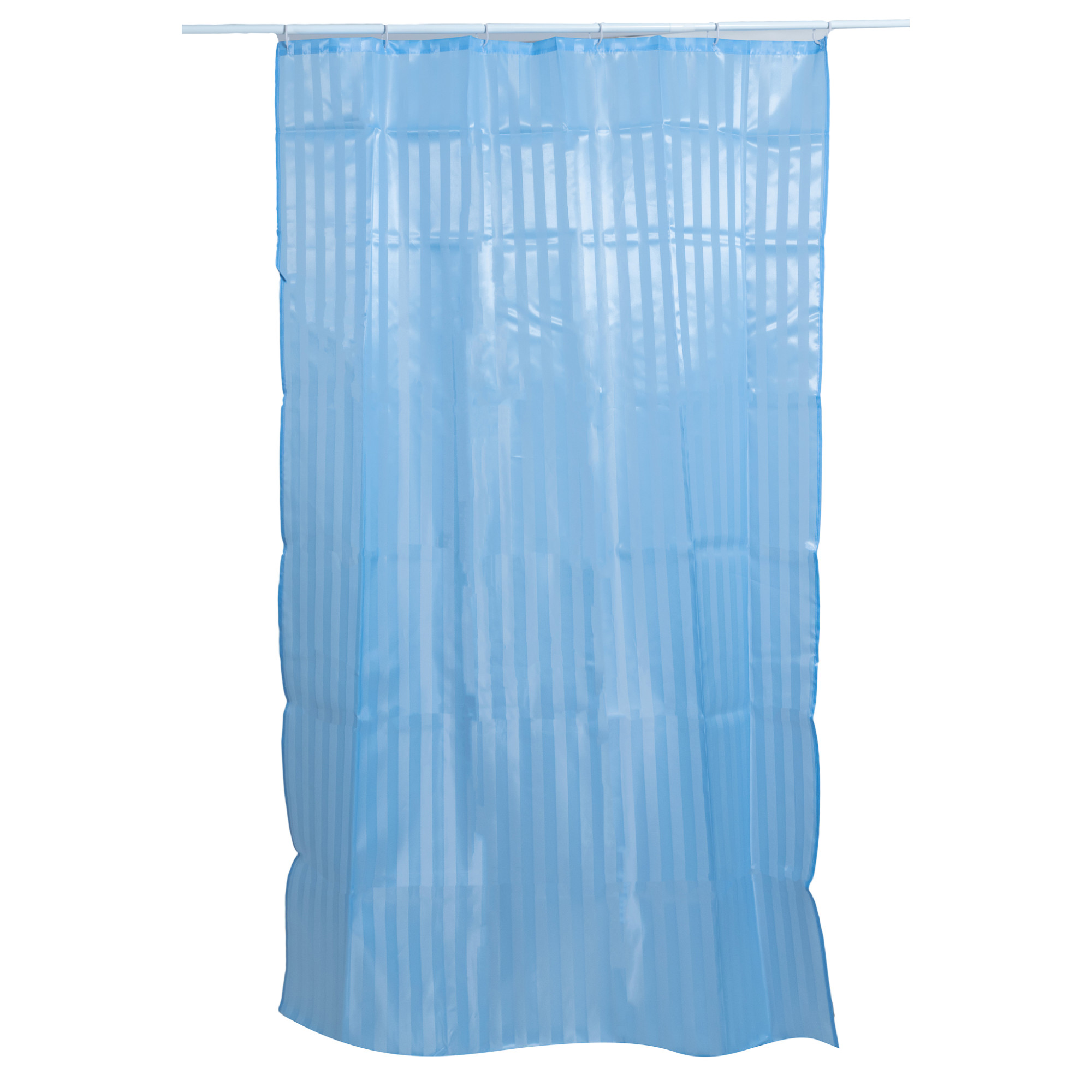 Perdea de dus Venustar , culoare blue uni, material textil, 110cmx200cm