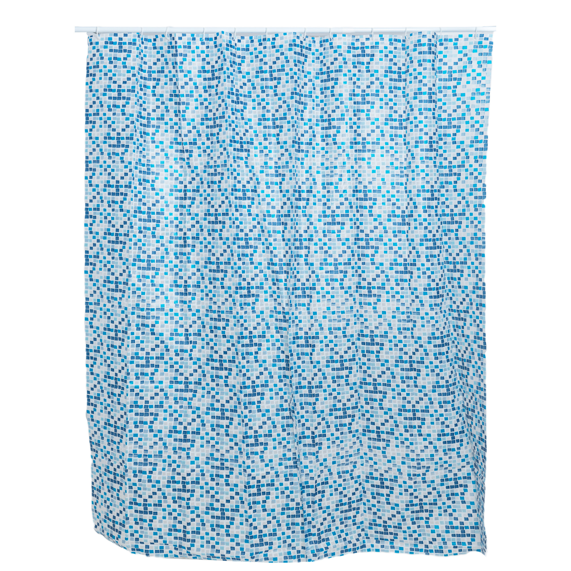 Perdea dus Venustar, imprimeu multicolor, PEVA, 180cmx200cm