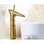 Baterie lavoar Venustar, montare blat bronz antichizat - imagine 2