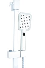 Coloana de dus Venustar , cu trei functii ,alb mat - imagine 5