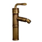 Set baterii cada , bideu , si lavoar montare pe blat , bronz antichizat cu broderie - imagine 8
