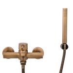 Set baterie cada Venustar +baterie lebada bronz antichizat - imagine 4