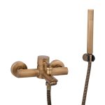 Set baterie cada Venustar +baterie lebada bronz antichizat - imagine 2