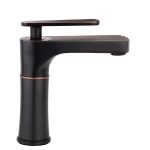 Baterie lavoar Venustar ,montare chiuveta baie , negru antichizat - imagine 4