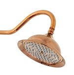 Coloana de dus Venustar ,cu trei functii , jade- rose gold+baterie lavoar montare pe blat cu ventil inclus - imagine 2