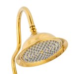 Coloana de dus Venustar ,cu trei functii , jade-gold+baterie lavoar montare chiuveta baie cu ventil inclus - imagine 2