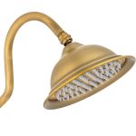 Coloana de dus Venustar ,cu trei functii , jade-bronz antichizat+baterie lavoar montare chiuveta baie cu ventil inclus - imagine 3